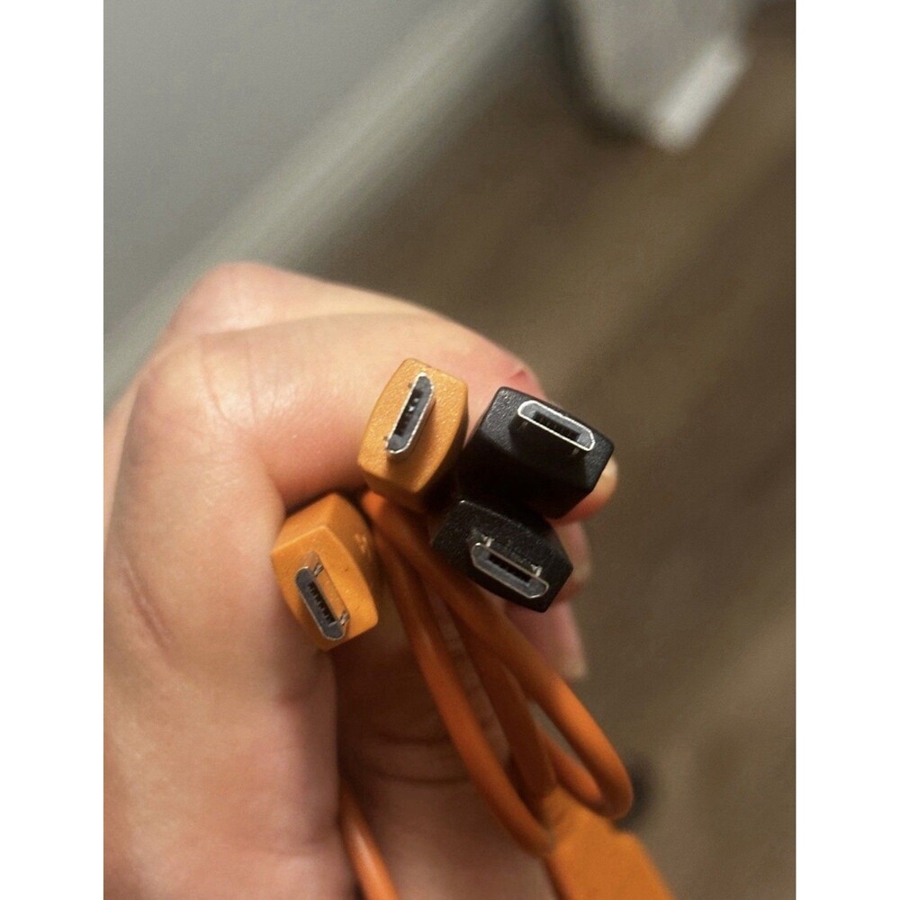 USB Charging Cables Lot - Micro USB Mini USB Charger Cords Assorted Colors